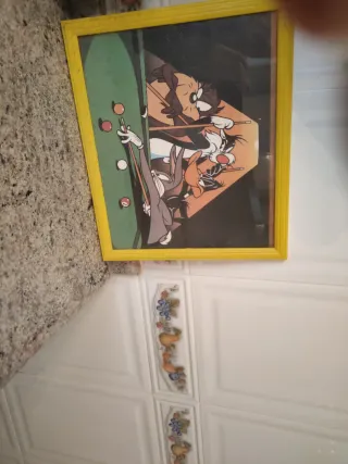 Cuadro Warner Bros Personajes Dibujo