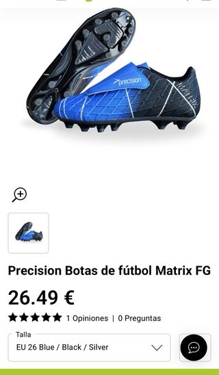 Botas Fútbol Niño Precision Matrix T34