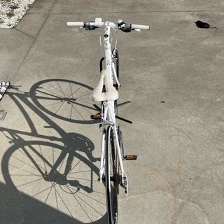 Bicicleta de mujer blanca Shimano