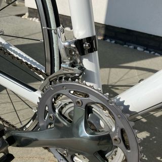Bicicleta de mujer blanca Shimano