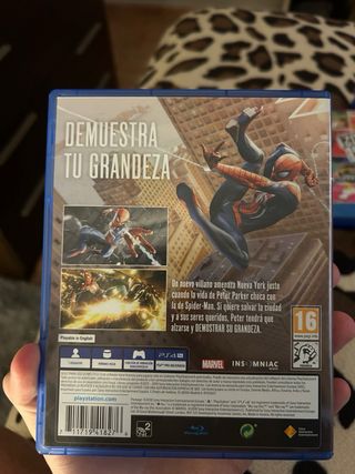 Videojuegos Lote PS4 los 2 videojuegos spiderman