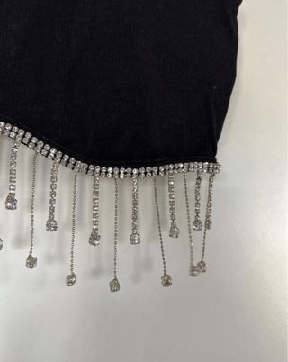 Top fiesta Pull&Bear con pedrería