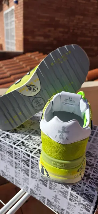 Premiata Verde Limón Talla 42