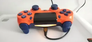 Mando Sony Playstation Naranja y Azul