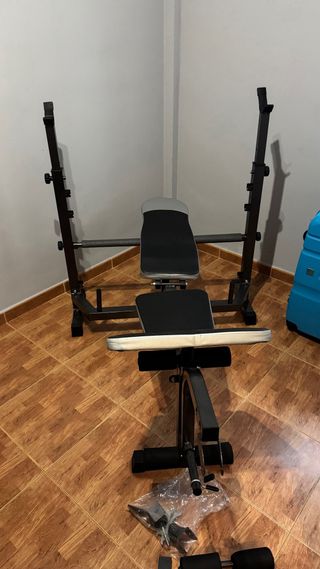 Banco de pesas multifuncional