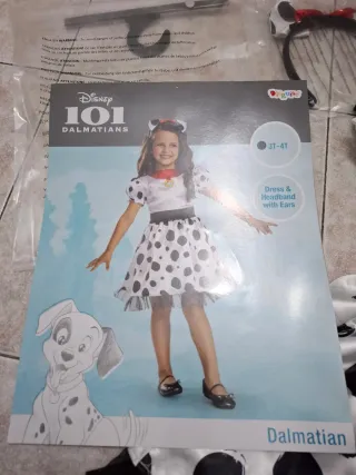 Costume dalmata bambina Disney 101