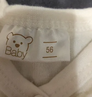 2 tutine neonato ciniglia TG.56 CM