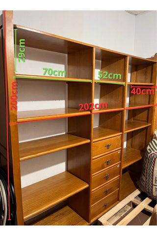 Estantería librería de madera contrachapado