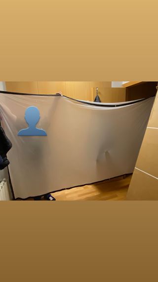 Proyector LED, con pantalla de tela de regalo