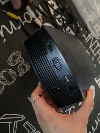 Proyector LED, con pantalla de tela de regalo