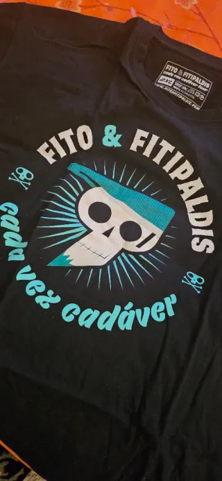 Camiseta Fito y Fitipaldis Calavera