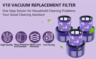 N. 2 Filtri Dyson V10 Vacuum Cleaner