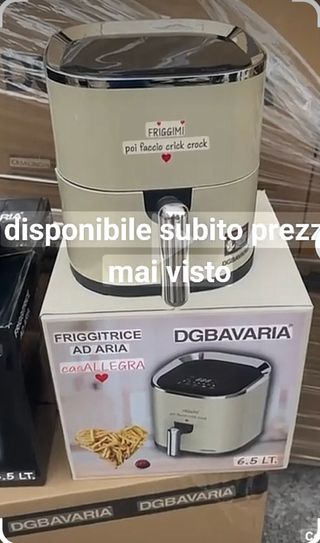 Friggitrice ad aria DGBAVARIA 6.5 LT