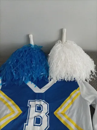 Disfraz Cheerleader Azul Guirca Talla M