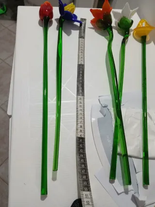 Fiori in vetro di Murano