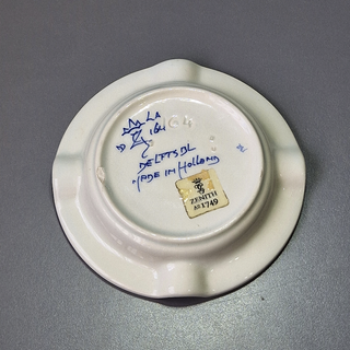 Cenicero Cerámica Holandesa Vintage Molino