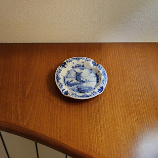 Cenicero Cerámica Holandesa Vintage Molino