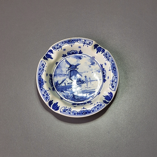 Cenicero Cerámica Holandesa Vintage Molino