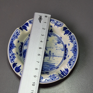 Cenicero Cerámica Holandesa Vintage Molino