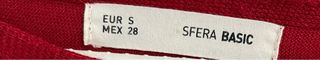Jersey Sfera Mujer Talla S Rojo