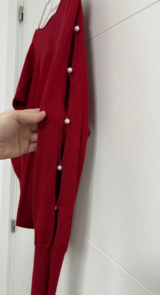 Jersey Sfera Mujer Talla S Rojo