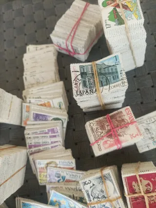 5000 Sellos Usados España conmemorativos