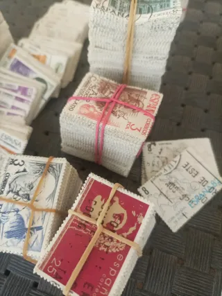 5000 Sellos Usados España conmemorativos