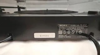 Tocadiscos Sony PS-D707 Automático