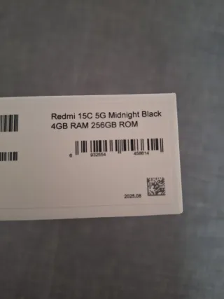 Redmi 15C 5G 256GB PRECINTADO