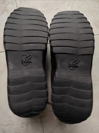 Zapatos botin como nuevos nobuk/ante 40