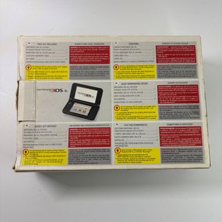 Scatola Nintendo 3DS XL Blu con manuali