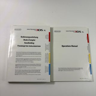 Scatola Nintendo 3DS XL Blu con manuali
