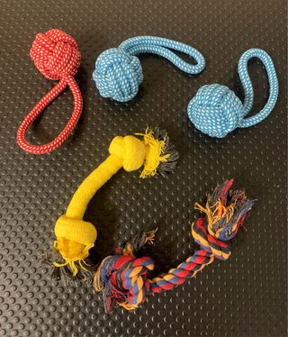 Juguetes para mascotas: mordedores de cuerda