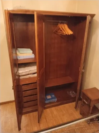 Armario de madera maciza