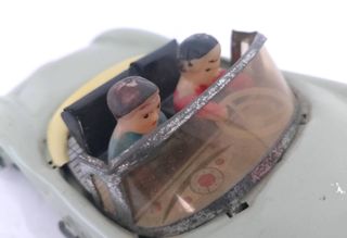 Rara macchina da corsa giocattolo anni '70