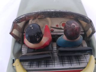 Rara macchina da corsa giocattolo anni '70