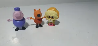 Set di tre pupazzi Muñecos Burgués King