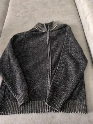 Chaqueta de punto con cremallera