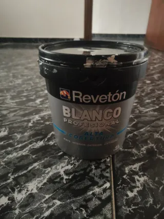 Bote Pintura Blanco Profesional Reventón