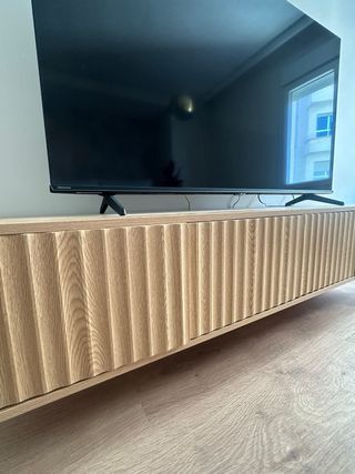 Mueble TV madera nórdico