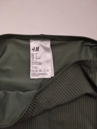 Braguita verde de talle alto