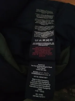 Chaleco Plumas Reversible Hackett TALLA 13 a 14 añ