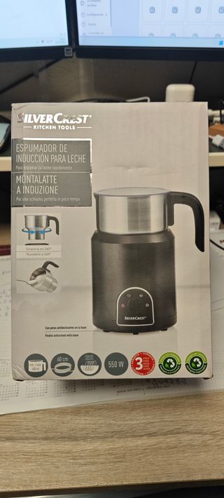 Espumador Leche Inducción con Garantia- como nuevo