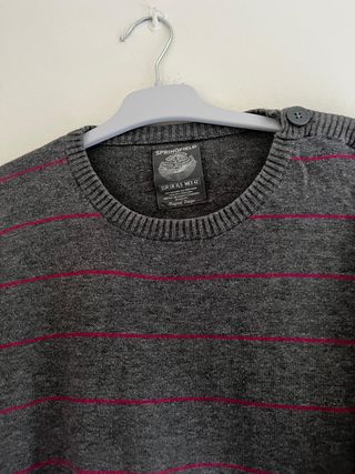 Jersey Springfield XL Gris Pull Springfield Homme