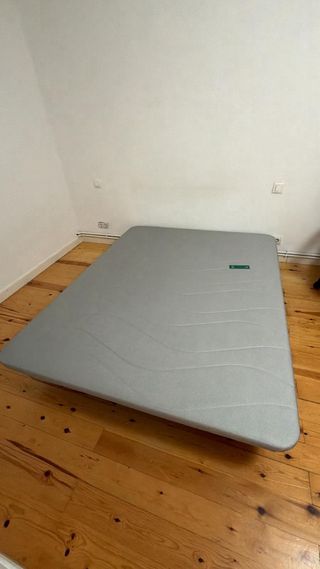 Base tapizada Sonpura 150cm Gris