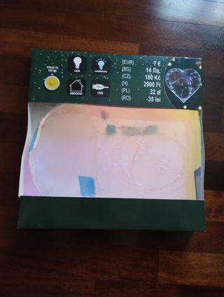 Cuore LED USB Ricaricabile Nuovo