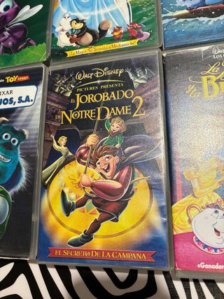 Lote 6 Cintas VHS Disney Clásicos Español