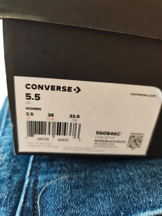 Zapatillas Converse Plataforma Blancas.