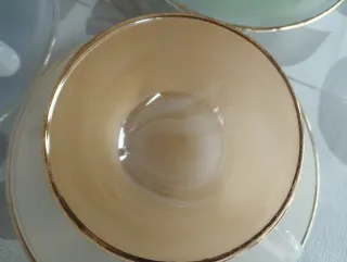 Juego de tazas de porcelana vintage