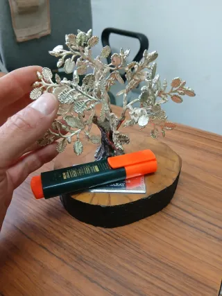 Encina de plata artesanal